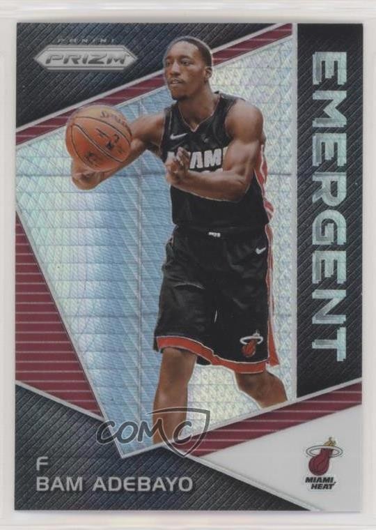 2017-18 Panini Prizm Emergent Hyper Prizm Bam Adebayo #EM-BAM 04u1