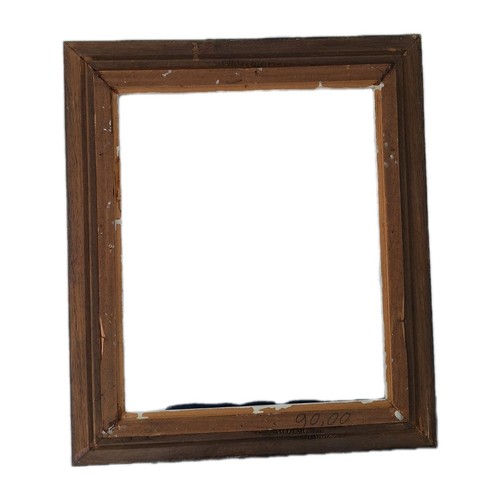 Ancien cadre en bois sculpté pour peinture ou photo - Photo 3 sur 10