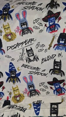 Lego Batman In Costume 4 Piece Full Bed Sheet Set