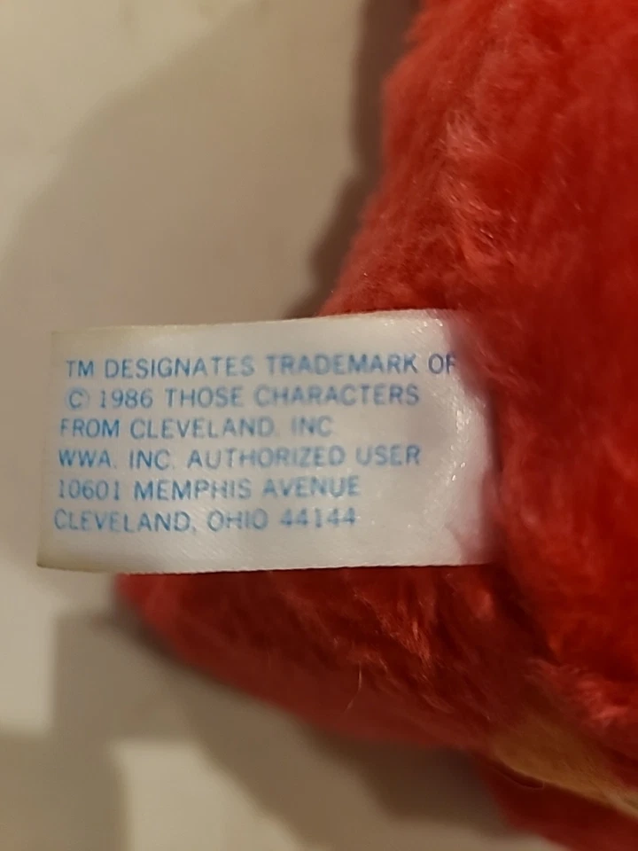 Banco de monedas Plush Plucky Popples 1986 9" Foto 3 de 4