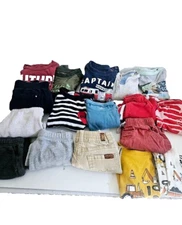 Lot of 16 Boys Clothing Pieces Size 12 Months to 3T Mixed Brands