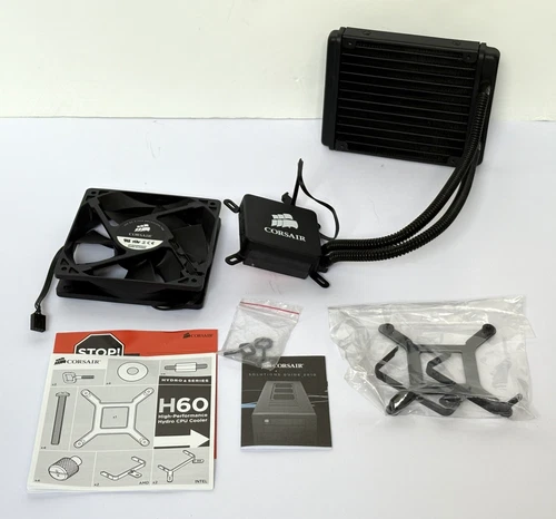 Corsair Hydro Series H60 High Performance Liquid CPU Cooler - with Original Box
