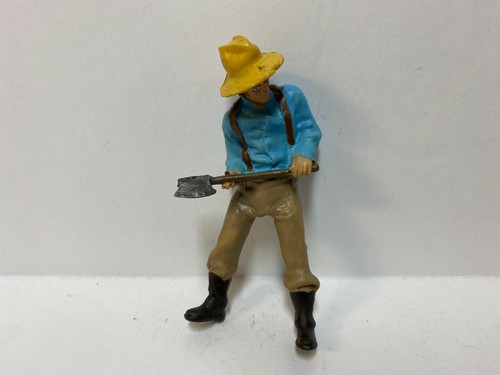 Just Plain Folk # 3081 G Scale Train Figure* Man chopping down dead tree *NEW - Picture 1 of 2