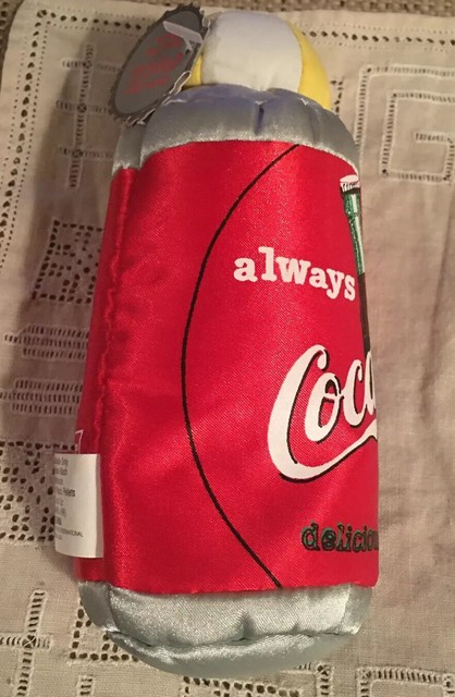 Vintage Coca Cola Bean Bag Plush Stuffed Can in Shades Sunglasses /& Cap 1997 for sale online