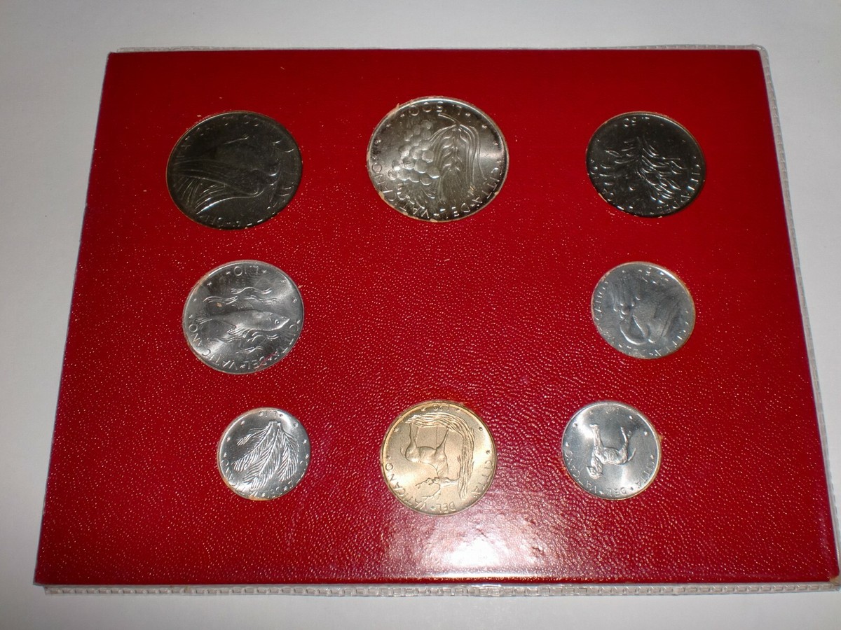 Vatican City Pontiff Paul VI Anno VIII Mint Set MCMLXX SET OF 8