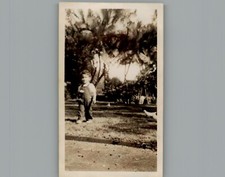 Antique 1940's Little Boy In Coveralls - Black & White Photography Photo
