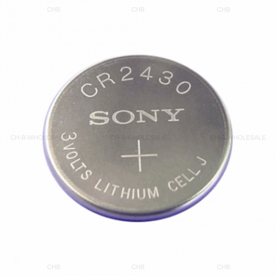 12 Murata (ex SONY ) CR2430 3V Lithium Coin Battery Expire 2031 FRESH