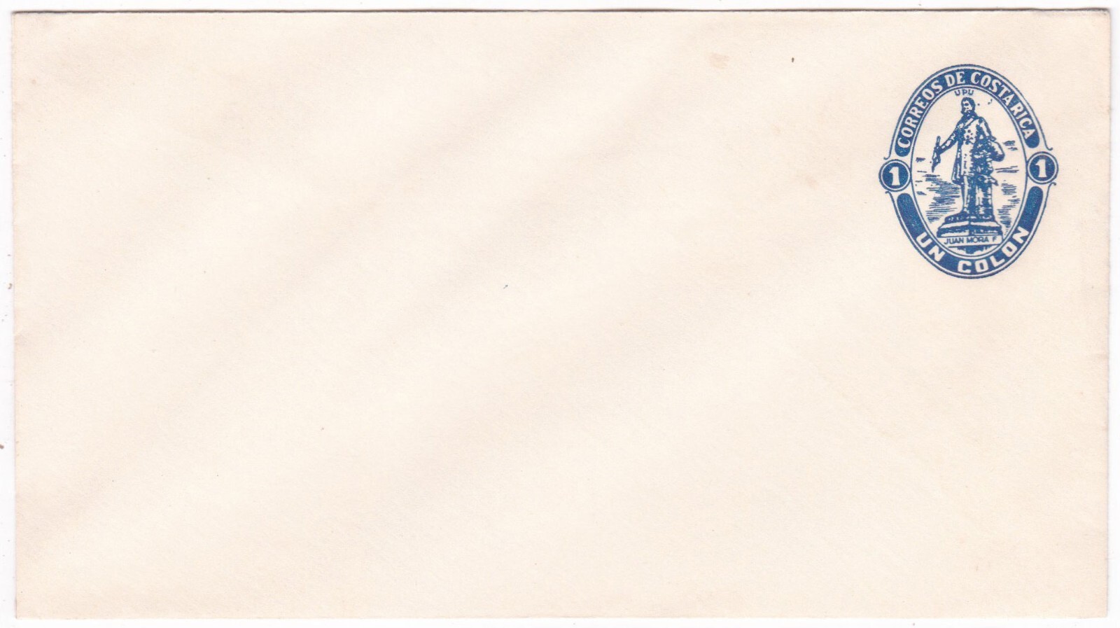 Envelope Colon Costa Rica 1 Blue Colon Postal Stationery Envelope Mint Back Stuck | eBay