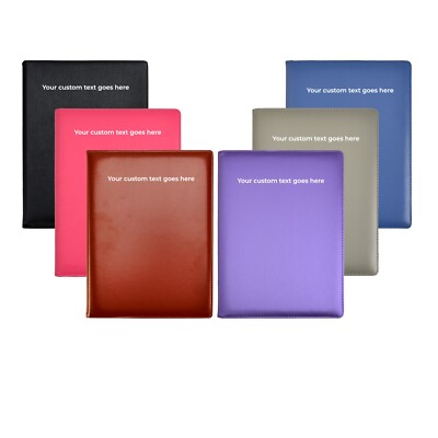 Personalisierter Text 48 Taschen 96 Seiten A4 Präsentation Dokument Aktenordner