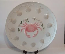 Embossed Crab Seashell 17" Serving Plate - Nautical Coastal Amscan Inc. A4