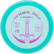 Westside Discs Sword - VIP Plastic - Disc Golf Distance Driver - COLORS VARY