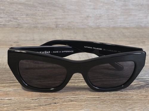 Diff Eyewear KATARINA Black Grey Polarized Sunglasses - NIB - RV $124 - Picture 13 of 15