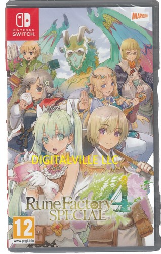 Nintendo Switch Rune Factory 4 Special Memorial Box - Japanese