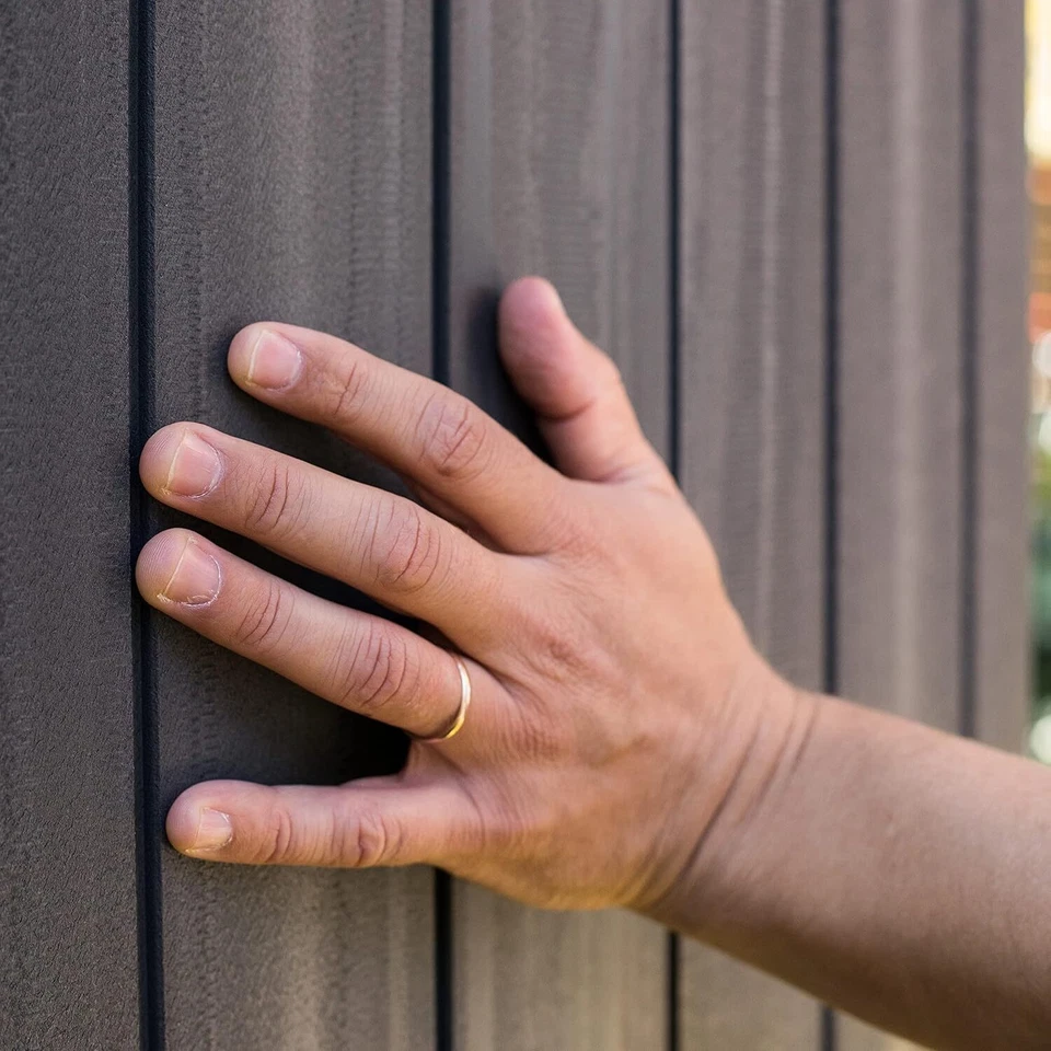 Garden Shed Keter Darwin 6 x 4 ft Grey Outdoor Apex Patio Plastic Storage - Image 2 of 4