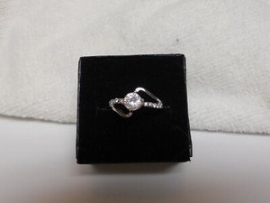 Authentic Stunning CZ White Gold Plated Rings/ 5 Styles To Chose From/ Size 6.5