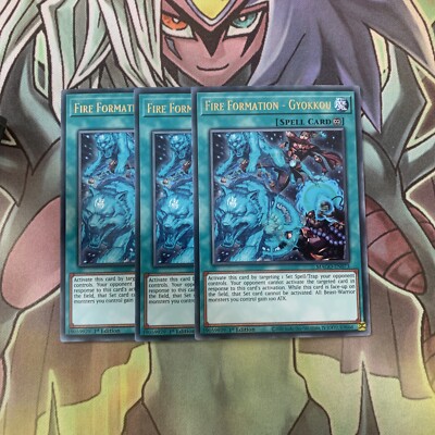 MAGO-DE073 x3 Feuerformation - Gyokkou Rare Top Zustand Yugioh