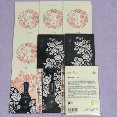 BTS DALMAJUNG Official Mini Photo Card PC SUGA Complete Set 8pcs
