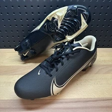 Nike Vapor Edge Speed 360 Low Football Cleat Black Gold CV6349-004 Men’s Size 13