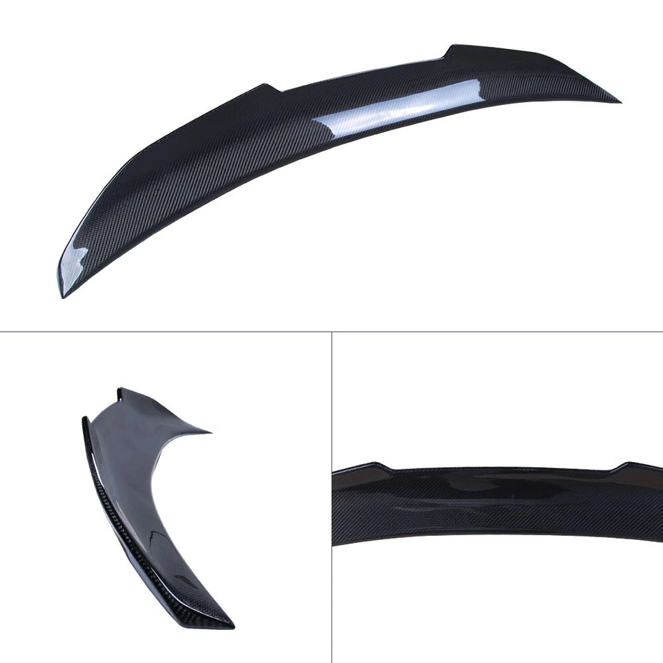 For BMW E92 Coupe 325 328 335/M3 E92 2005-2013 Carbon Fiber Trunk Wing Spoiler - Imagem 2 de 4