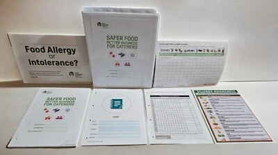 FSA 2025 Safer Food Better Business for Caterers SFBB 24 Month Diary+Temp+ 3*A4 Sign