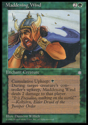 Magic the Gathering MTG Maddening Wind (254) Ice Age   LP