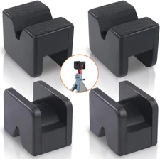4 Pack V Types Sparta Floor Jack Pad Adapter for Jack Stand 2-4 Ton Universal Ru
