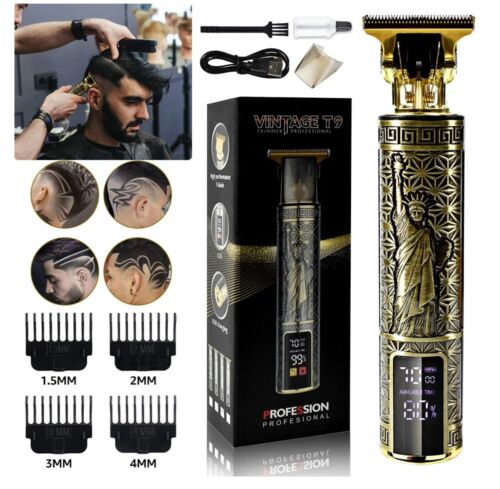 Beard Hair Trimmer for Men Professional Cordless Zero Gapped Edgers Clippers - Picture 1 of 17