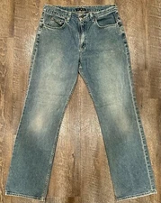 J Crew Jeans 34x32 Men's Bootcut Medium Wash Fade Denim Jeans