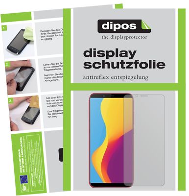 6x Schutzfolie für ZTE Nubia V18 matt Displayschutzfolie Folie Display Schutz