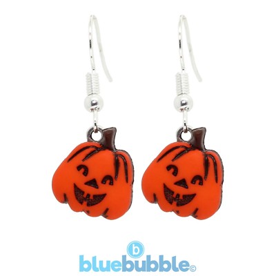 Bluebubble TRICK OR TREAT Dangly Earrings Scary Halloween Fun Fancy Dress Party