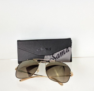 Brand New Authentic SAMA Sunglasses T&D Gold Pearl Titanium Frame