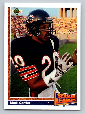 1991 Upper Deck #406 Mark Carrier  SL  Chicago Bears