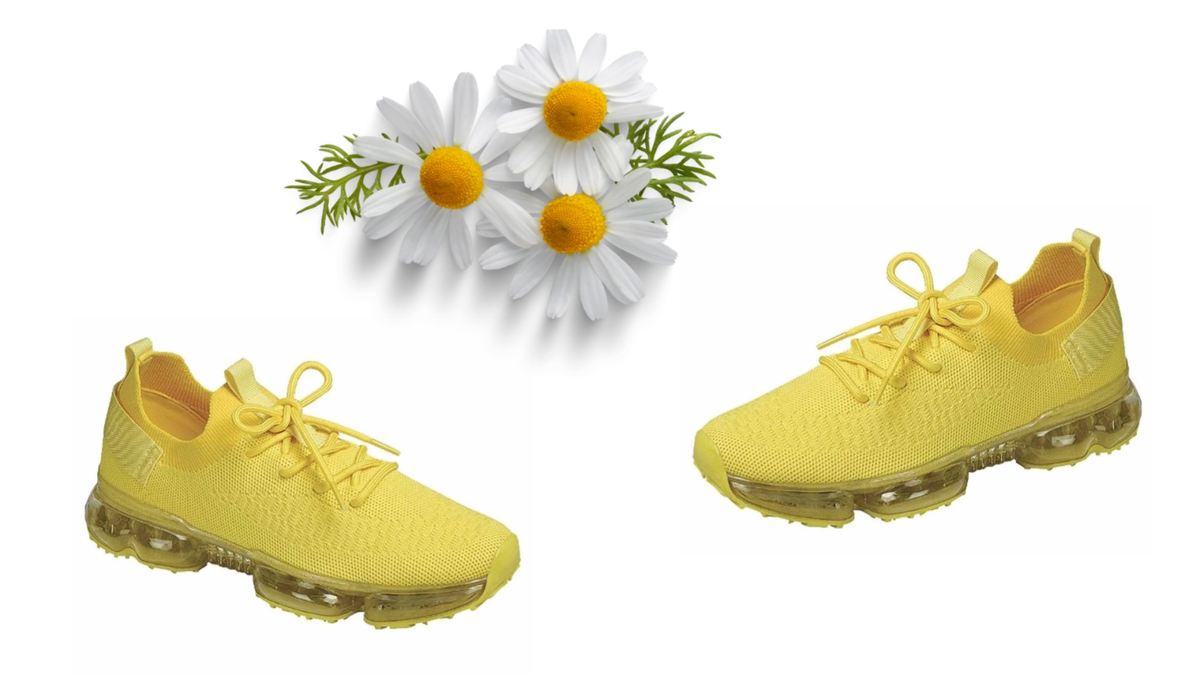 Women's Fashion Lace Up Bubble Sole Stretch Elastic Mesh Women's Fashion Lace Up Bubble Sole Stretch Elastic Mesh