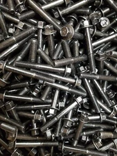 M8 x 1.25 x 60 MM Hex Flange Screw CL 8.8 Geo Black & Bake (25pcs)