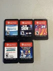 Nintendo Switch Video Game Lot Of 5 Games Wii Sport Etc