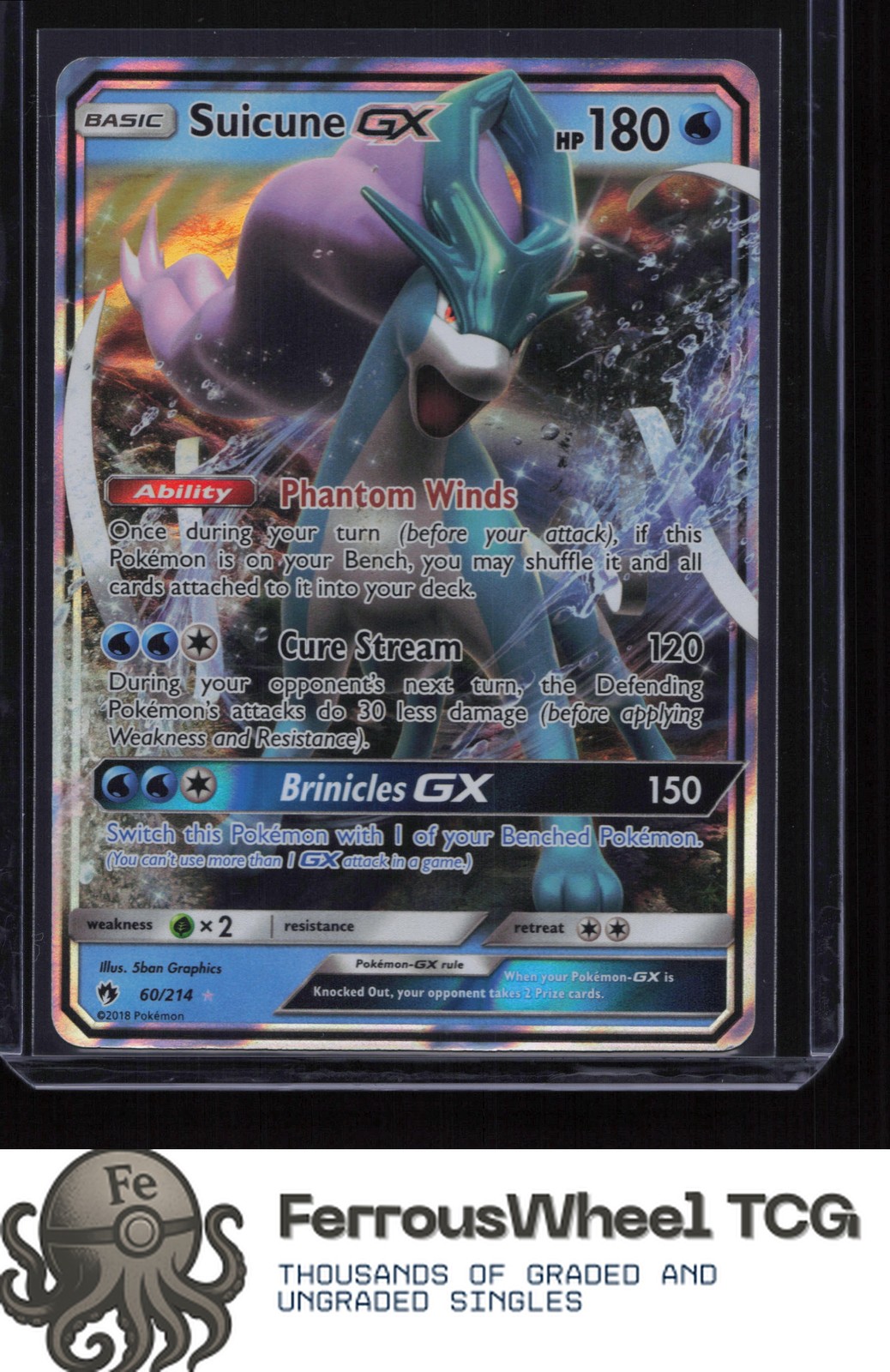 Suicune GX 60/214 - SM - Lost Thunder - (NM)