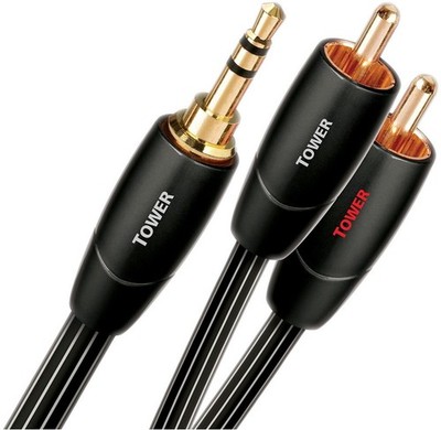 Audioquest Audio-Verbindungskabel/Adapter Tower 3,5mm>RCA (3m)