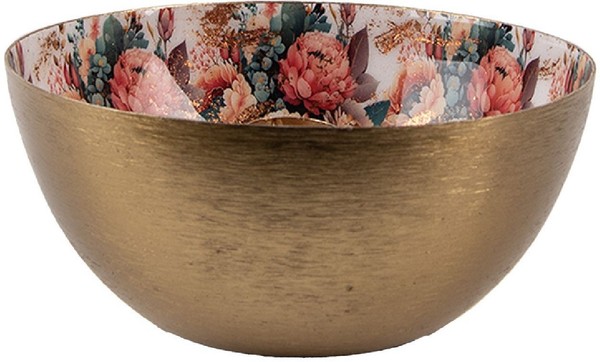 Clayre & Eef 65882 KerzenstäNder Gold 14 Cm Romantisches Design Eisen-image