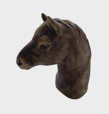 POOLE POTTERY STONEWARE BARBARA LINLEY ADAMS HORSE SCULPTURE - EXMOOR PONY HEAD