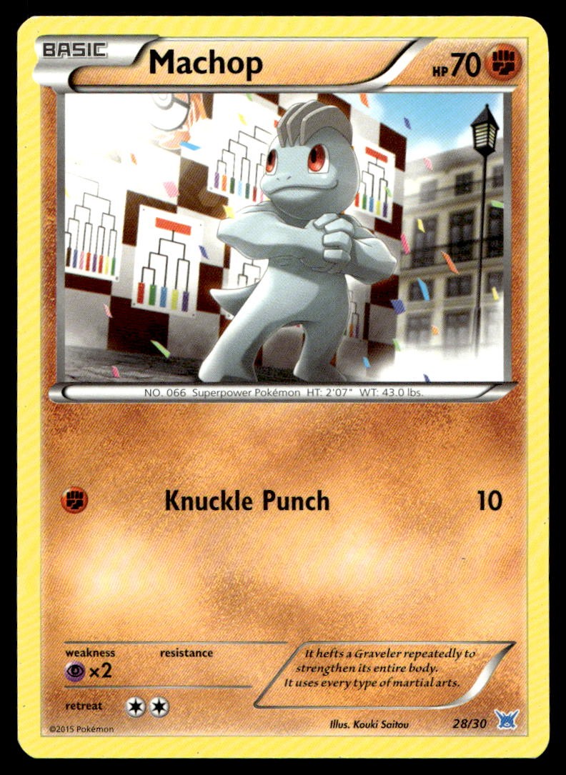 LP Machop (#28) [XY Trainer Kit: Latias & Latios 28/30] Common Pokemon TCG