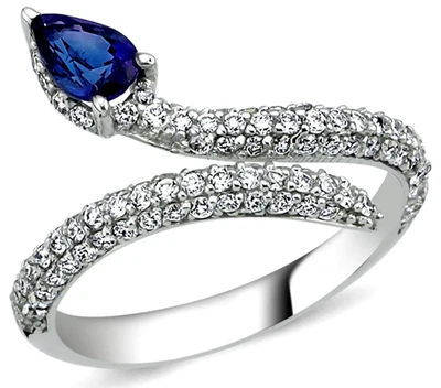 1,60 ct Natürlicher Brillantschliff Diamantring 14K Weißgold Saphir Hochzeit - Bild 1 von 4