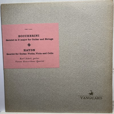 KARL SCHEIT, guitar BOCCHERINI Quintet HAYDN Quartet VANGUARD VRS-1044