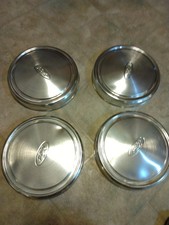 1992-2003 Ford E150 Econoline Oem Dog Dish Poverty Hub Caps Set Of 4 10.75