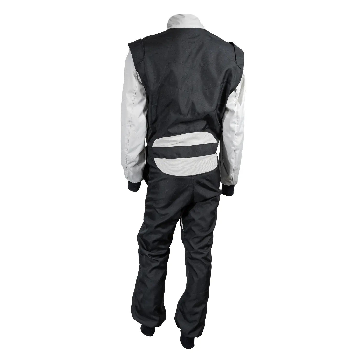 Zamp R060015M, One Suit ZK-40 Karting Med Black Silver Fire Retardant Fabric 