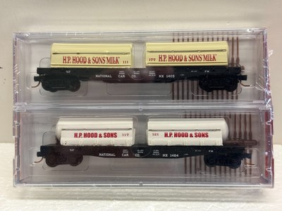 N Scale Micro Trains MTL Special Run 07-123 H P Hood & Sons 2-Pack