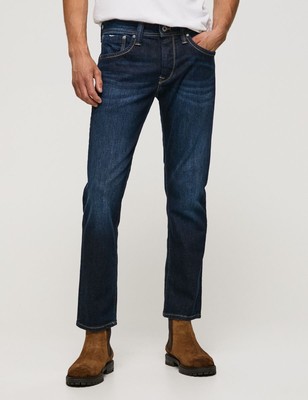 Pepe Jeans Cash Regular Fit Regular Waist Denim Jeans Z45 Blau