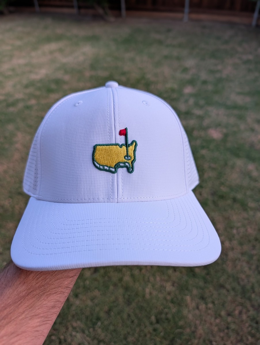 Masters Tech 2026 White Ladies Fit Embroidered Golf Hat. NWT. 2026 Masters White Bold Embroidered Logo Adjustable Tech  main image 2