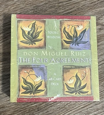 The Four Agreements 48-Card Deck by Don Miguel Ruiz Toltec Wisdom