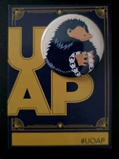 2025 UOAP Wizarding World of Harry Potter Ministry of Magic Niffler Button Pin