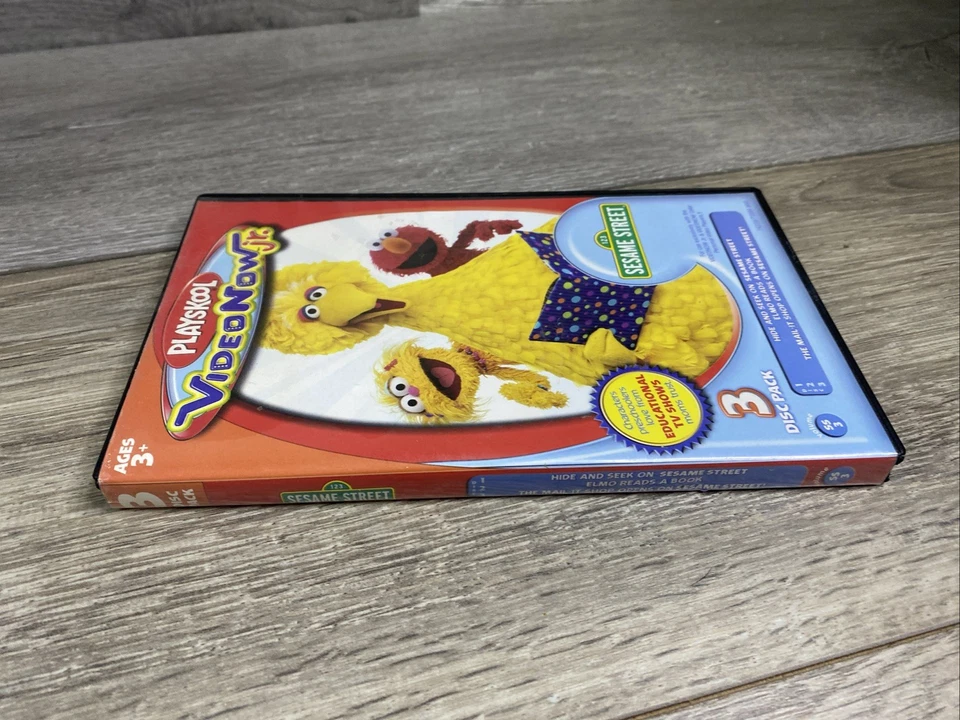 Paquete de 3 discos Playskool Video Now Jr Plaza Sésamo disco faltante 1 Foto 3 de 4